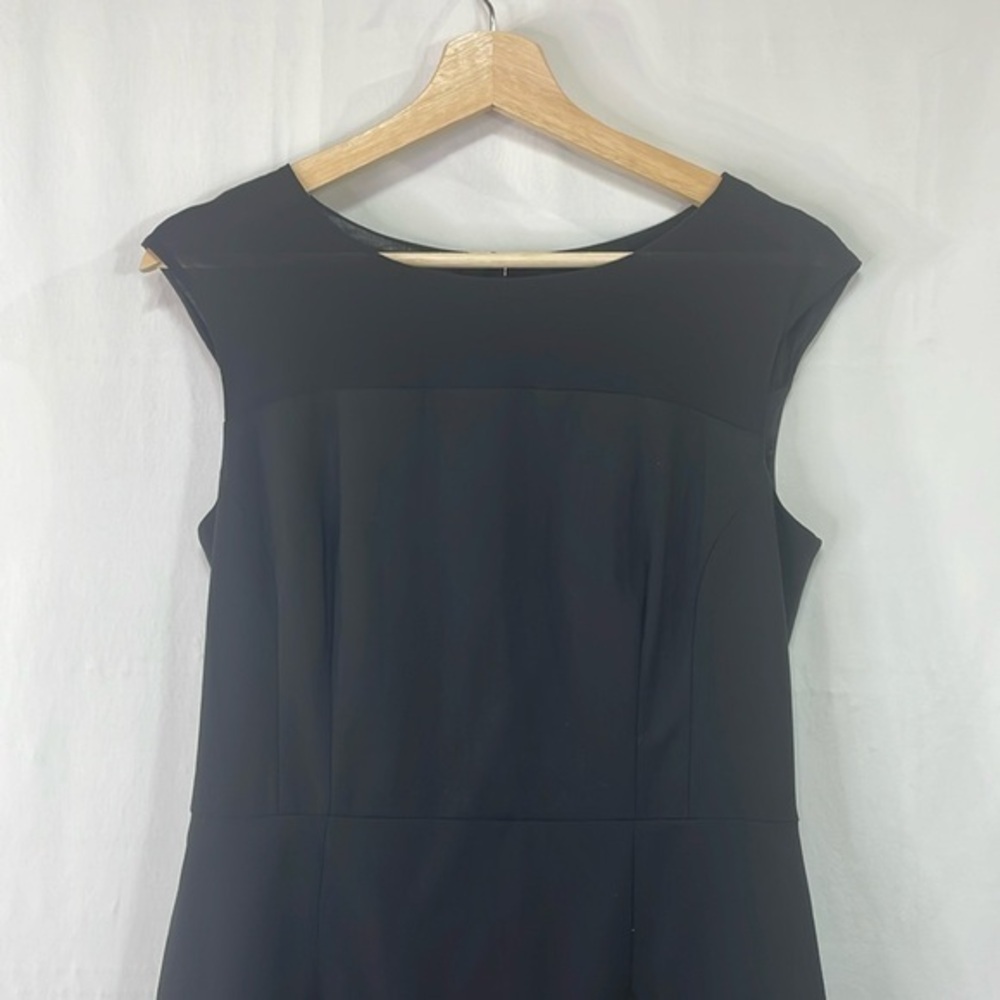 ✏️ banana republic pieced sheath dress wool and silk. 762154.